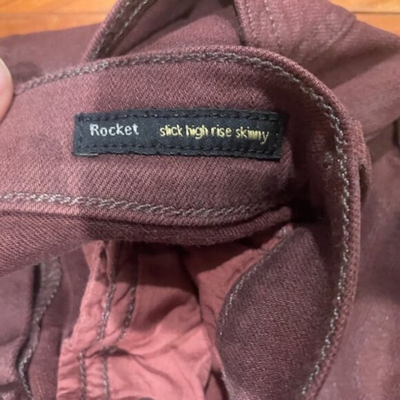 Citizens Of Humanity Slick Skinny Jeans Rocket High Rise Red - Women’s size 27 - Picture 7 of 7